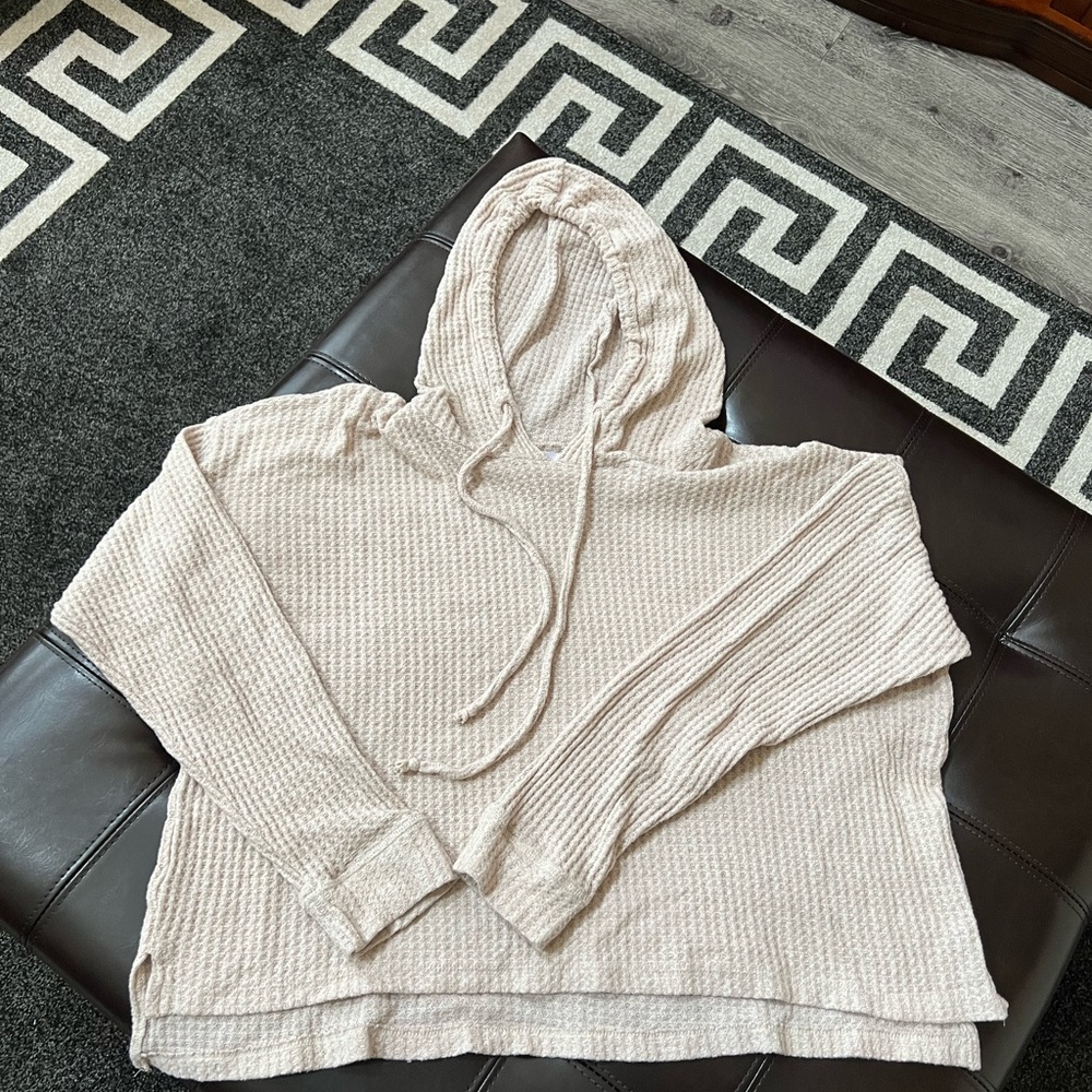 XL soft beige hoodie. Never been worn.